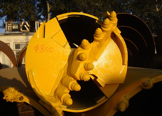 Seau de forage de roche de la taille 800mm 20mm pour l'argile